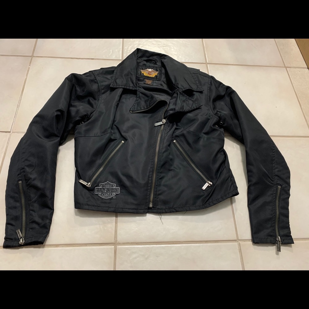 Harley Davidson jacket, XS, Nylon, vented, zip up